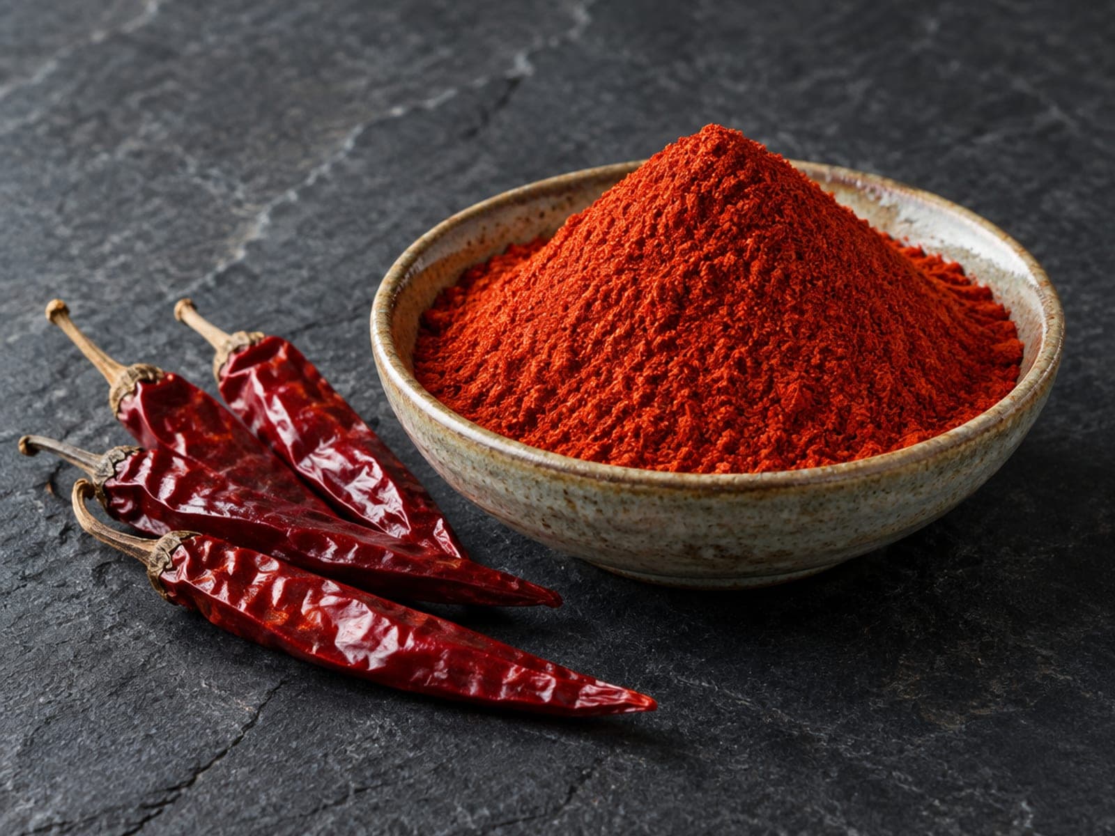Red chilli powder: Ground red chilli