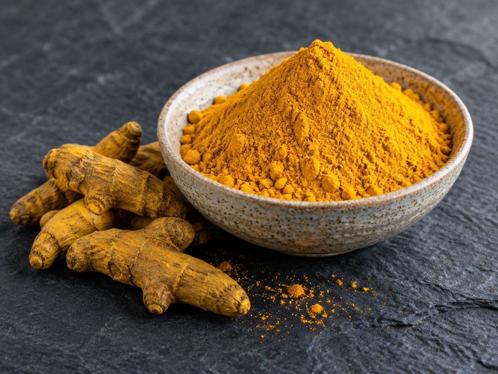 Turmeric powder: Ground turmeric