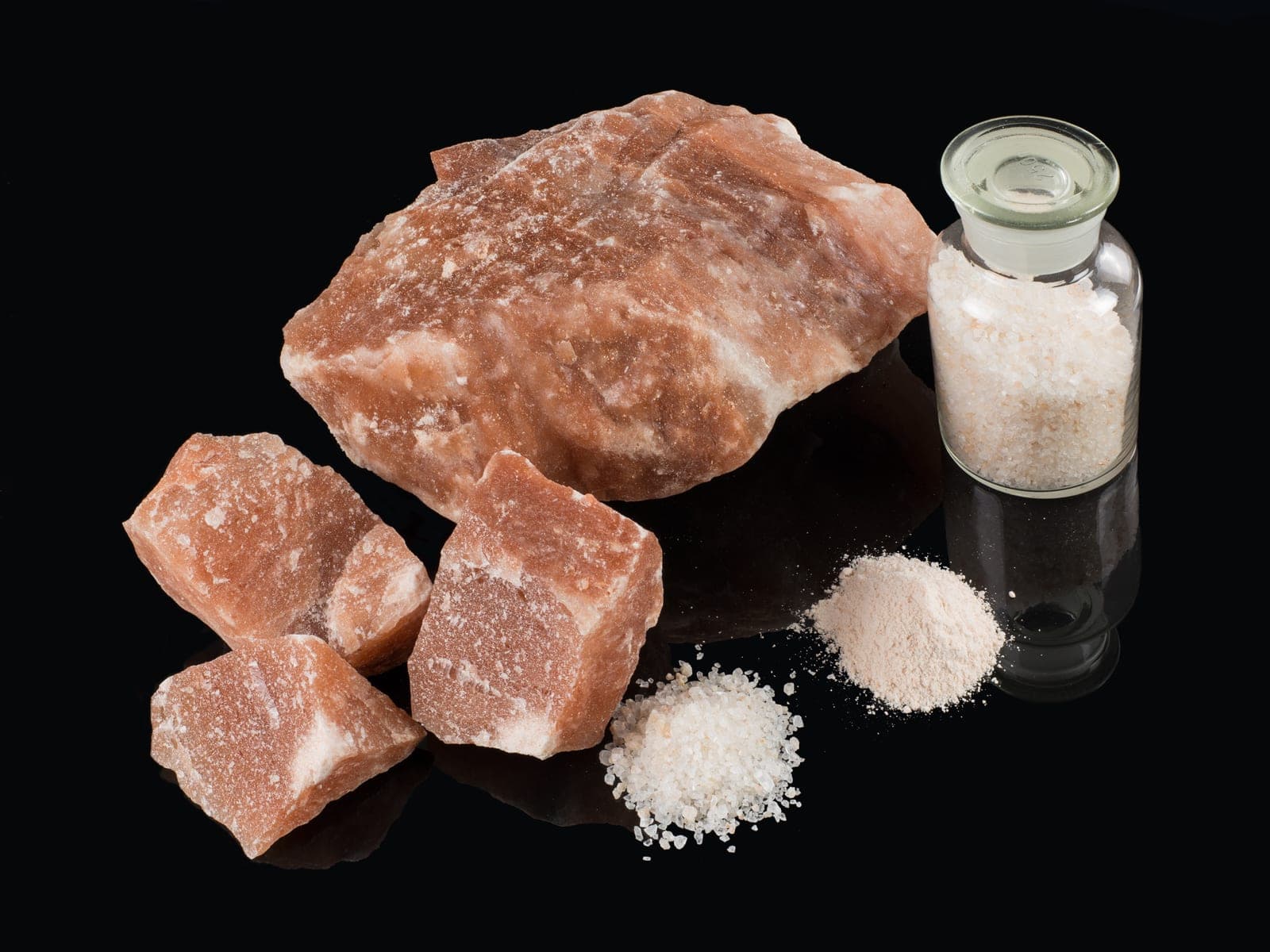 A quarried block of rock salt from the Khewra mine