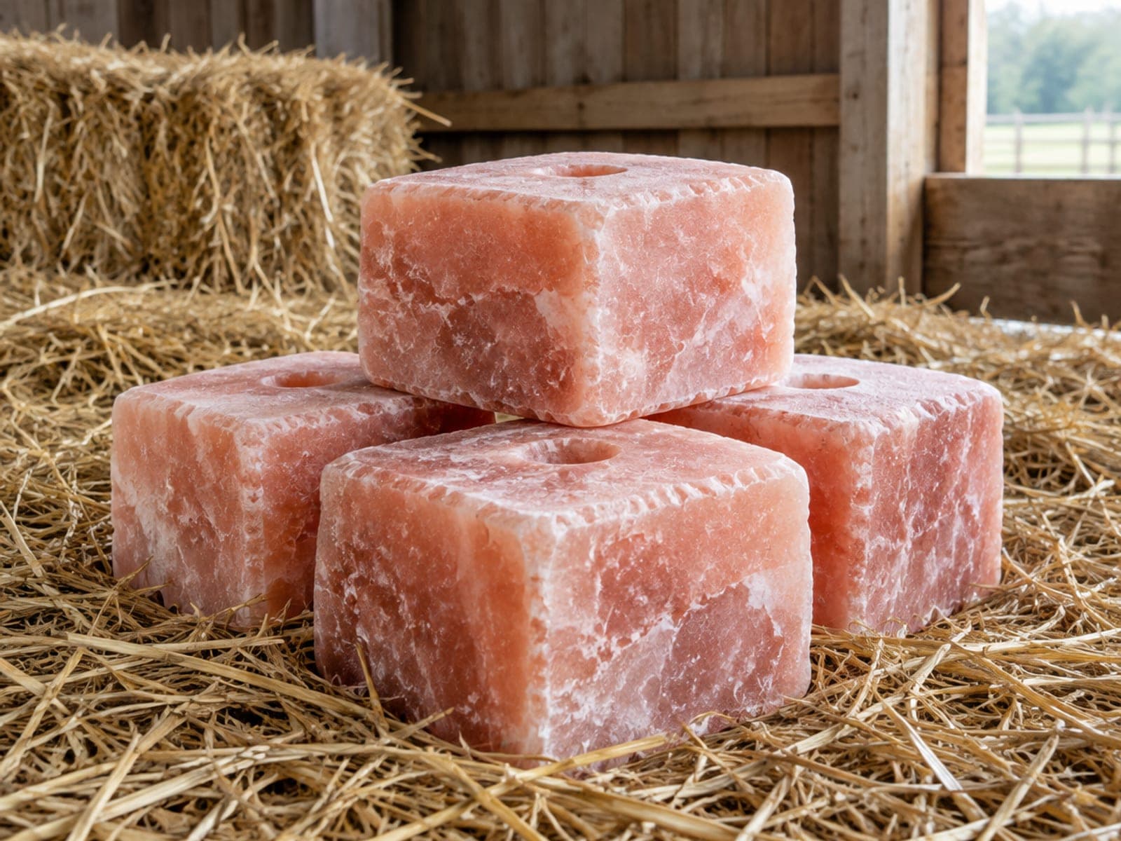 Animal licking salt: Lick blocks for livestock